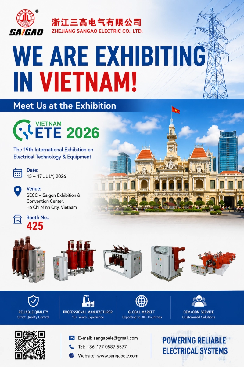 SANGAO sodeluje na Vietnam ETE & Greenergy Expo 2026
